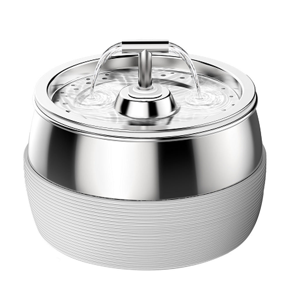 Pawpampered Stainless Steel Pet Water Fountain