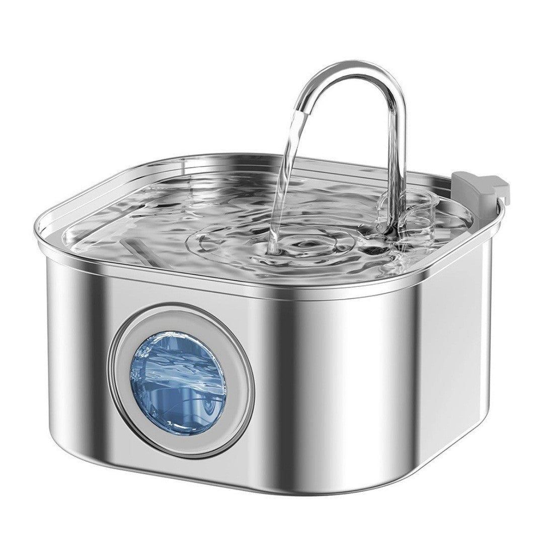 Pawpampered Stainless Steel Pet Water Fountain