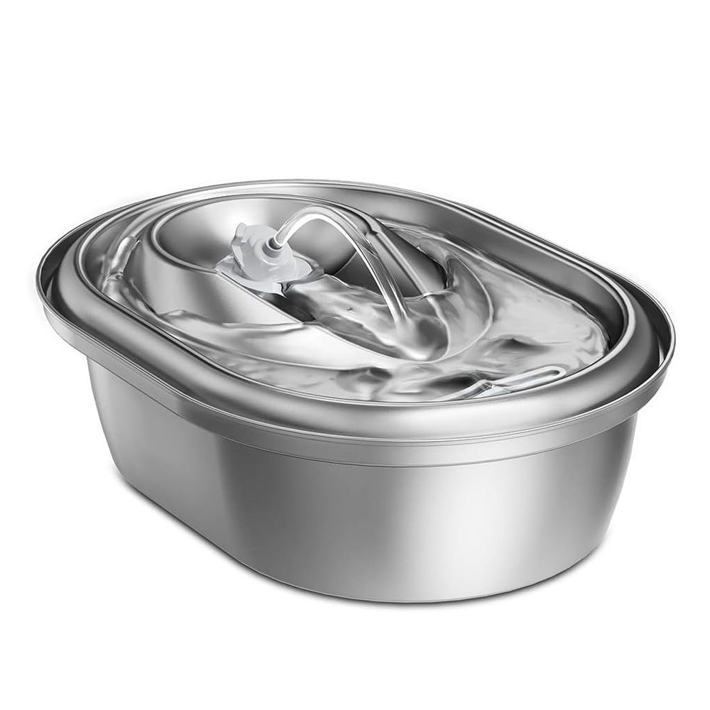 Pawpampered Stainless Steel Pet Water Fountain