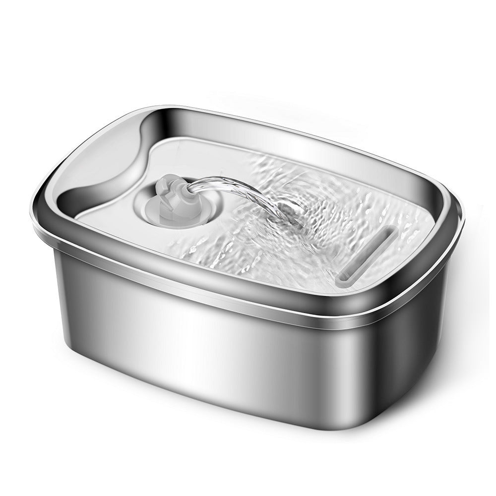 Pawpampered Stainless Steel Pet Water Fountain