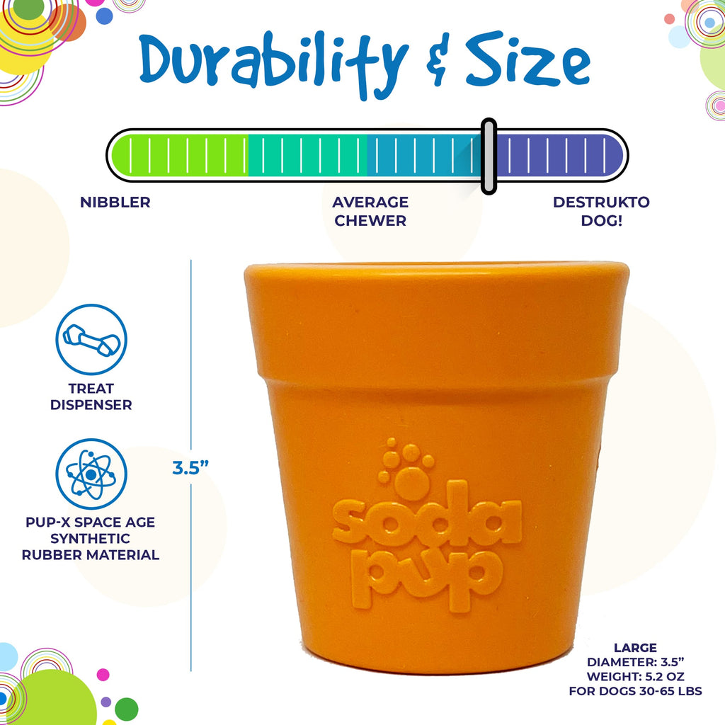SodaPup Flower Pot Treat Dispenser