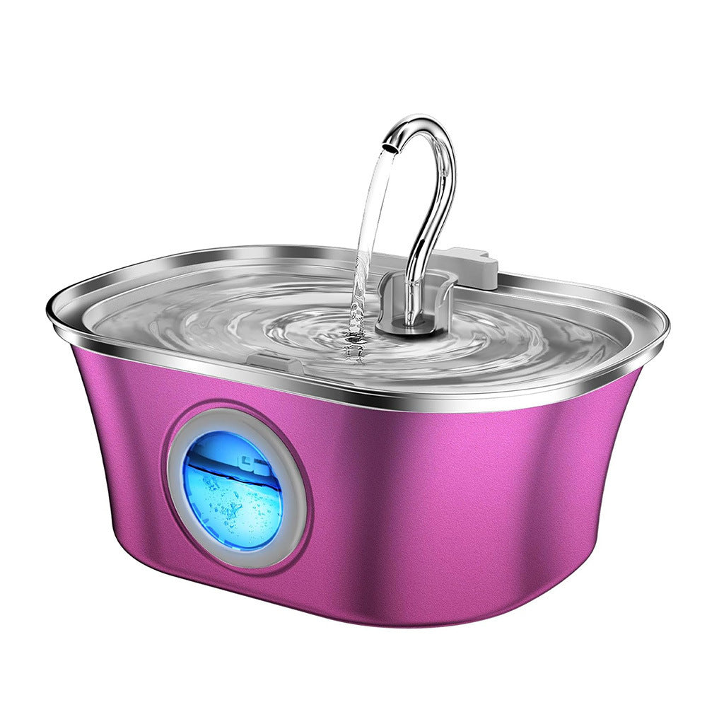 Pawpampered Stainless Steel Pet Water Fountain