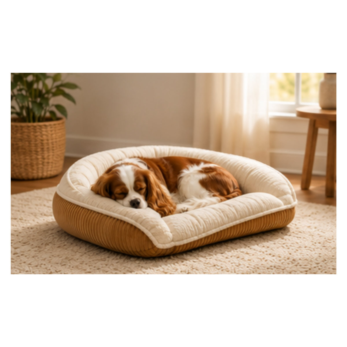 HuggleHounds Scout Perfect Bolster Dog Bed