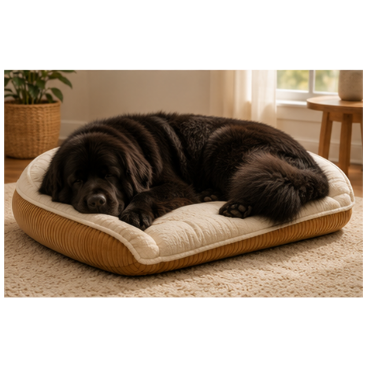 HuggleHounds Scout Perfect Bolster Dog Bed