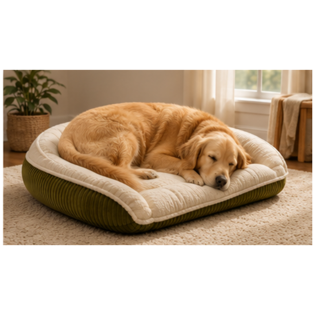 HuggleHounds Scout Perfect Bolster Dog Bed