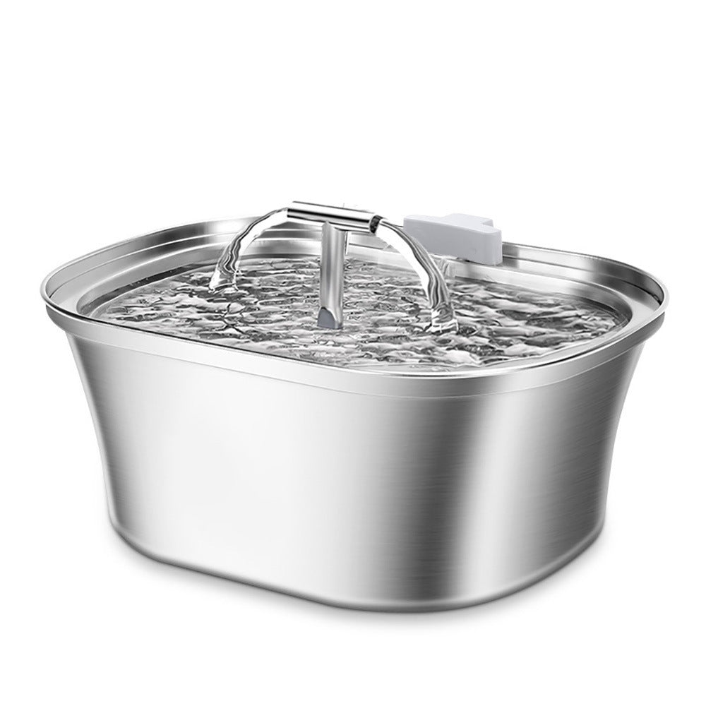 Pawpampered Stainless Steel Pet Water Fountain