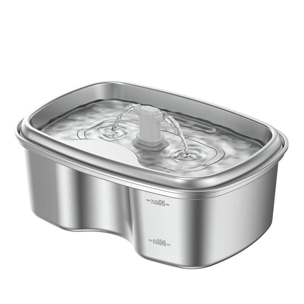 Pawpampered Stainless Steel Pet Water Fountain