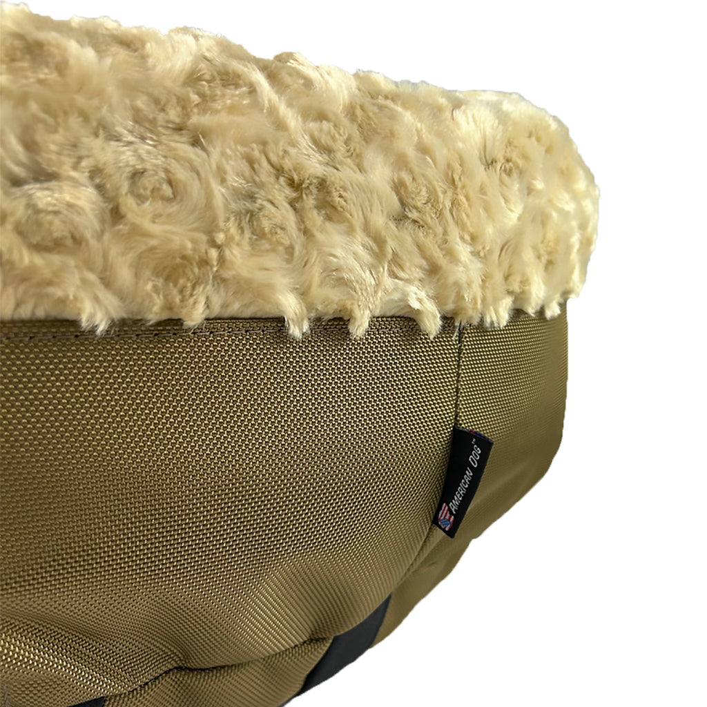 American Dog Furvana Round Bolster Bed