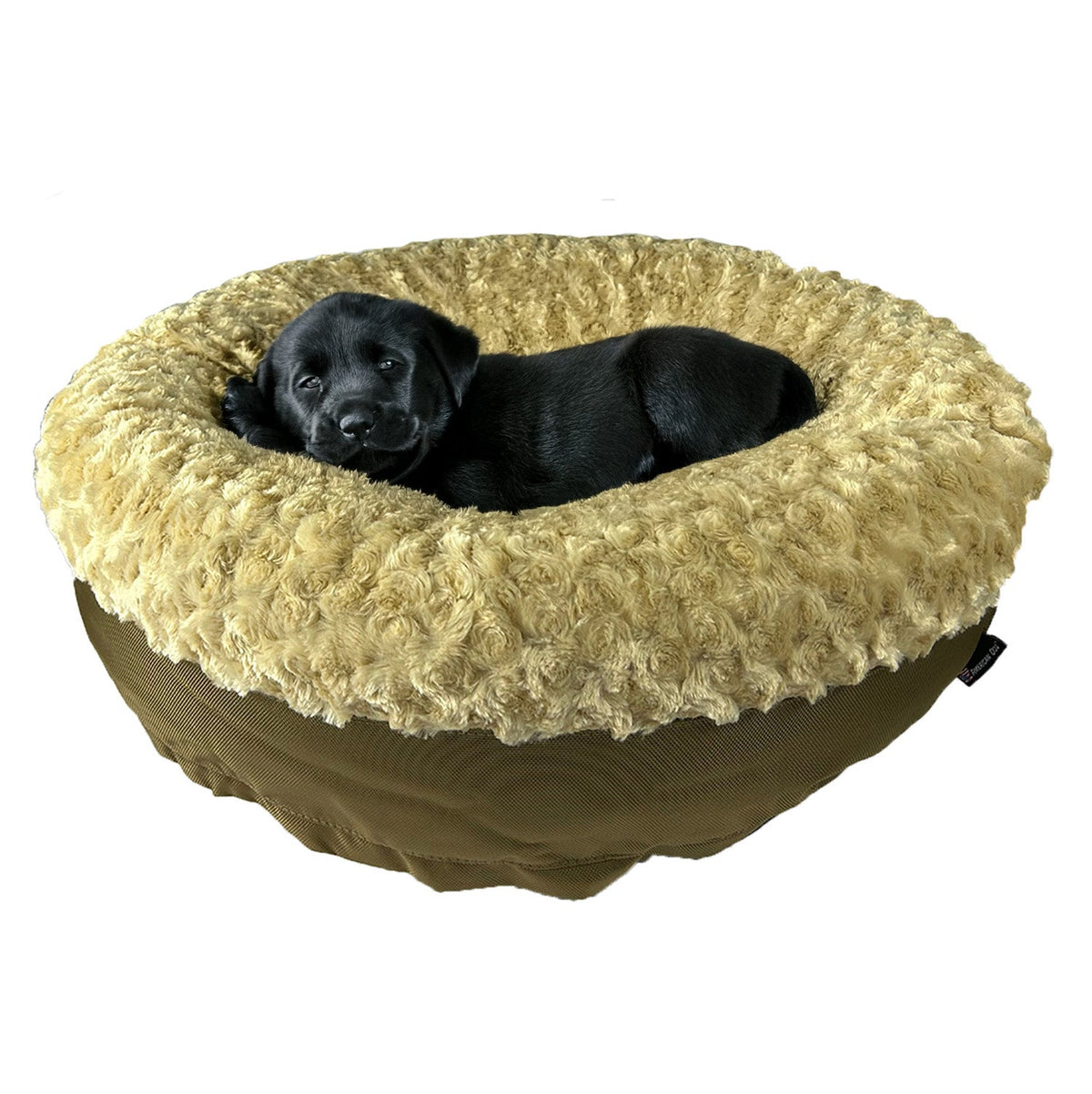 American Dog Furvana Round Bolster Bed