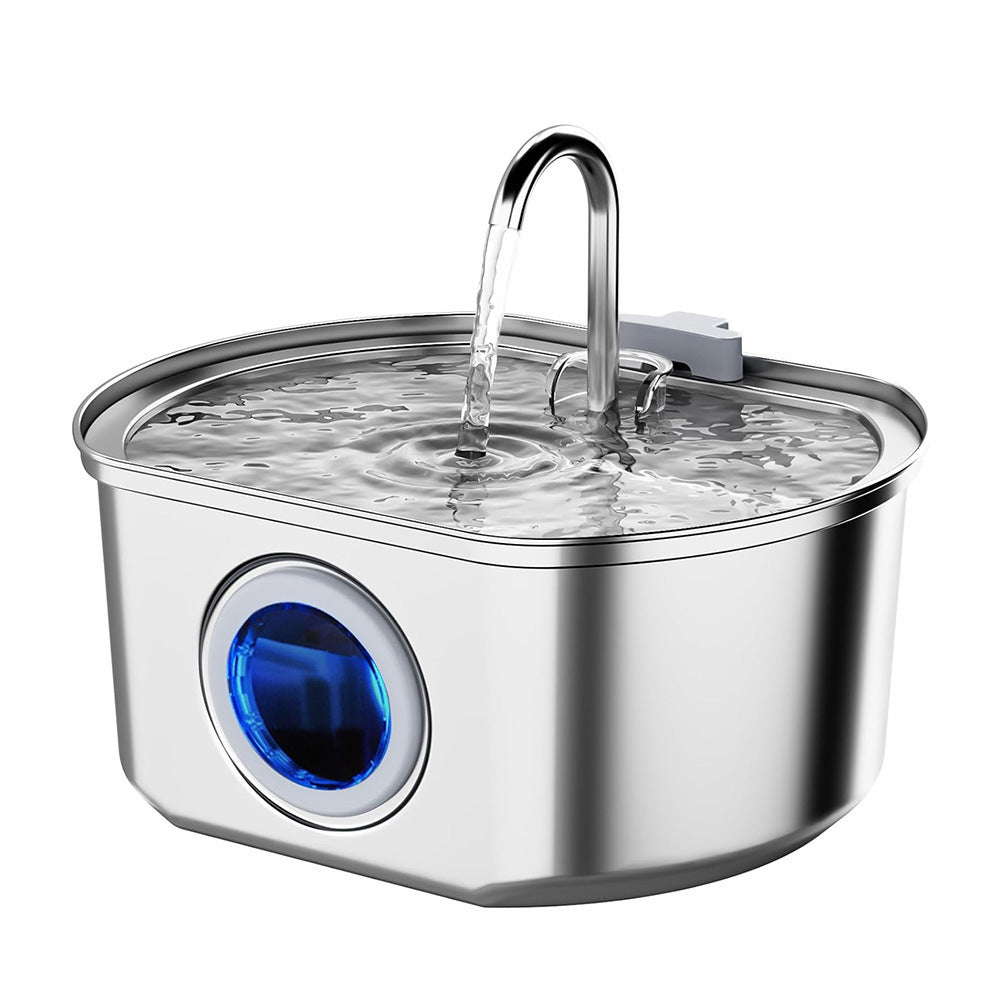 Pawpampered Stainless Steel Pet Water Fountain