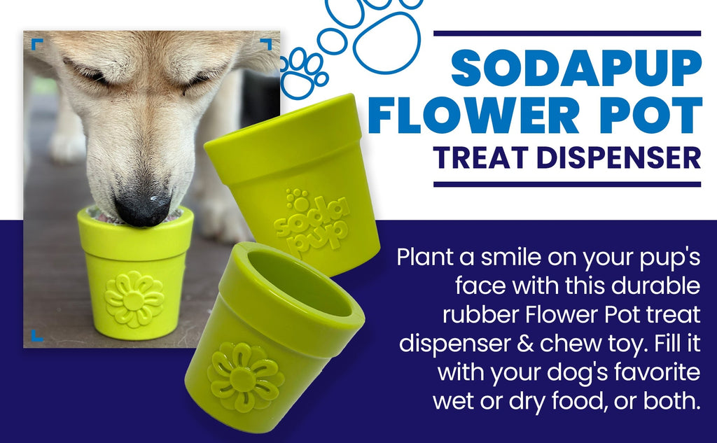 SodaPup Flower Pot Treat Dispenser