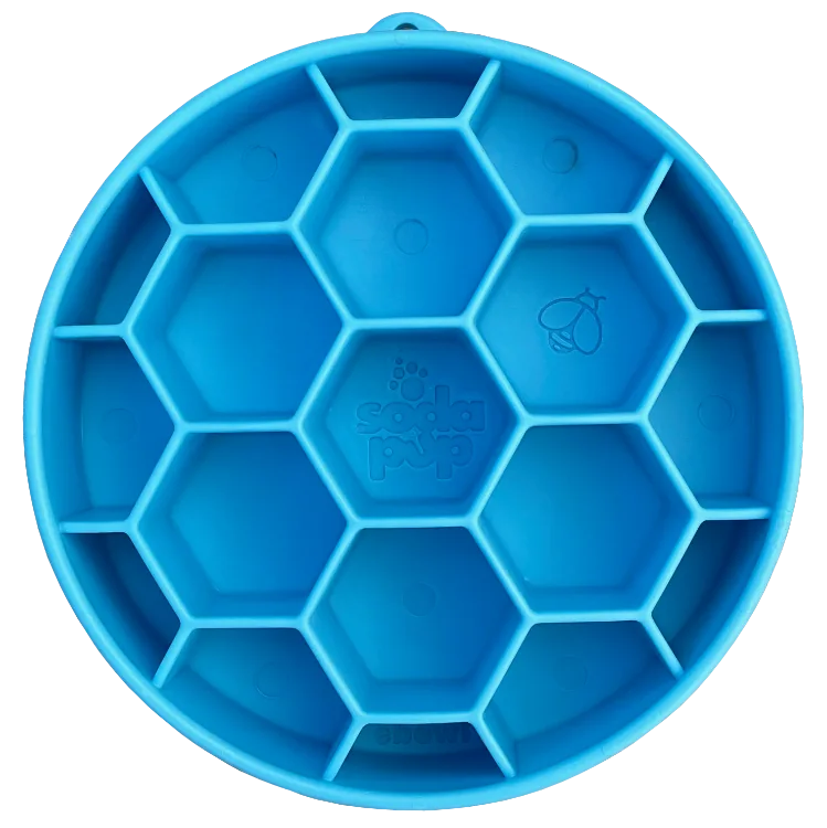 SodaPup Honeycomb Slow Feeder Dog Bowl