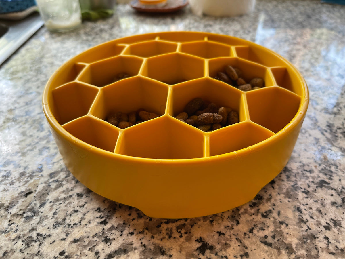 SodaPup Honeycomb Slow Feeder Dog Bowl