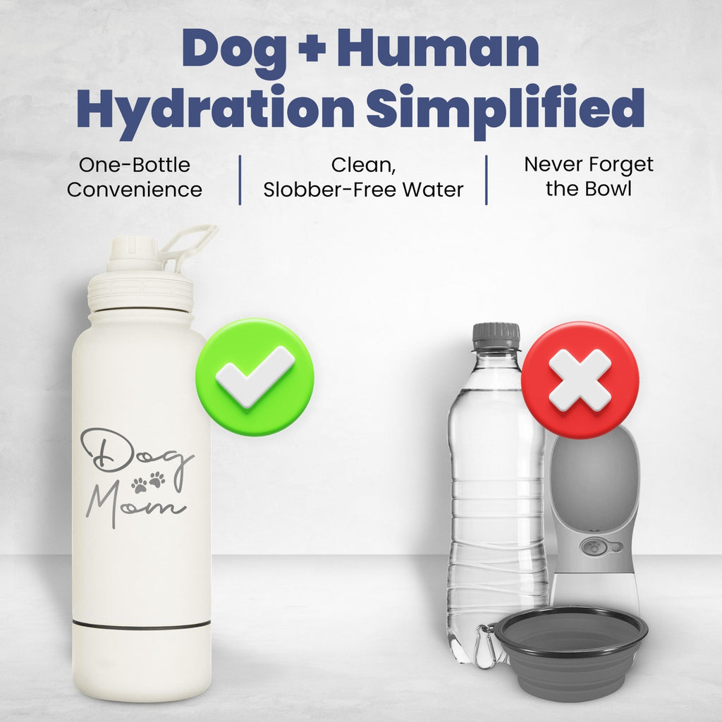 Rubyloo Dog + Human Water Bottle