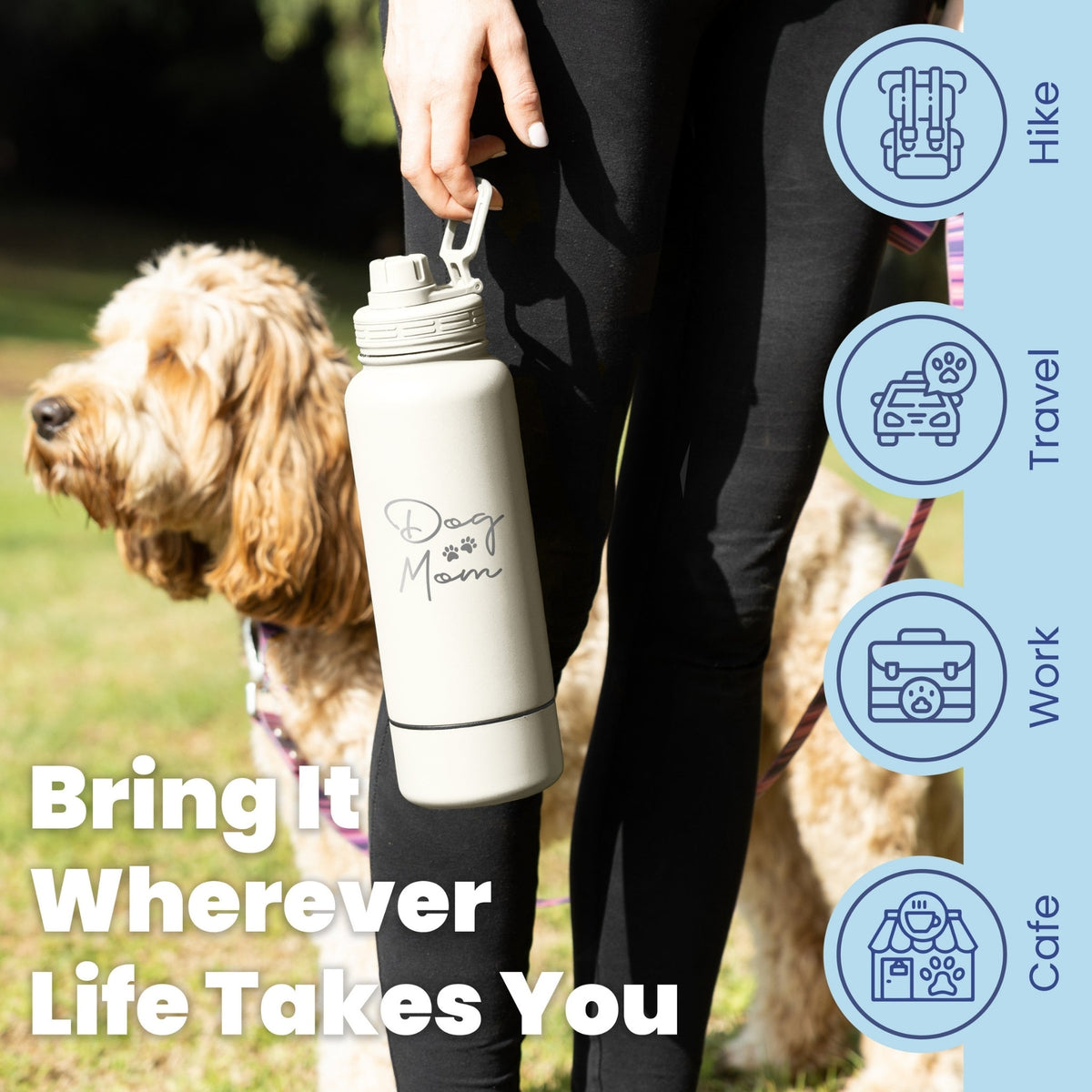 Rubyloo Dog + Human Water Bottle