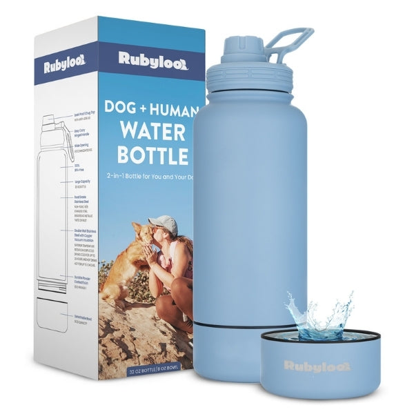 Rubyloo Dog + Human Water Bottle