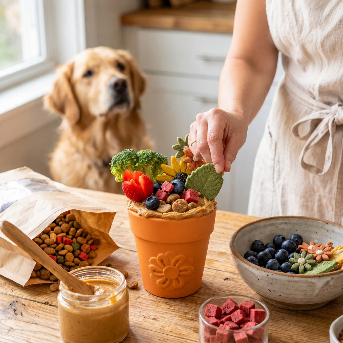 SodaPup Flower Pot Treat Dispenser